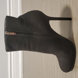 Sergio Rossi Black Booties Size 8